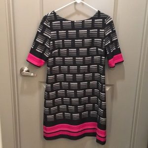 Eliza J bold geometric dress